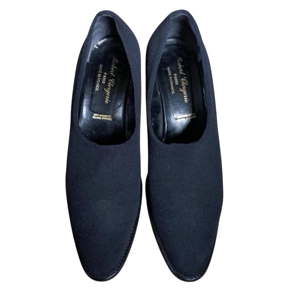 Robert Clergerie Made In Paris Black‎ Y2K Sock Stretch Shoes Size 9 AA Bootie
